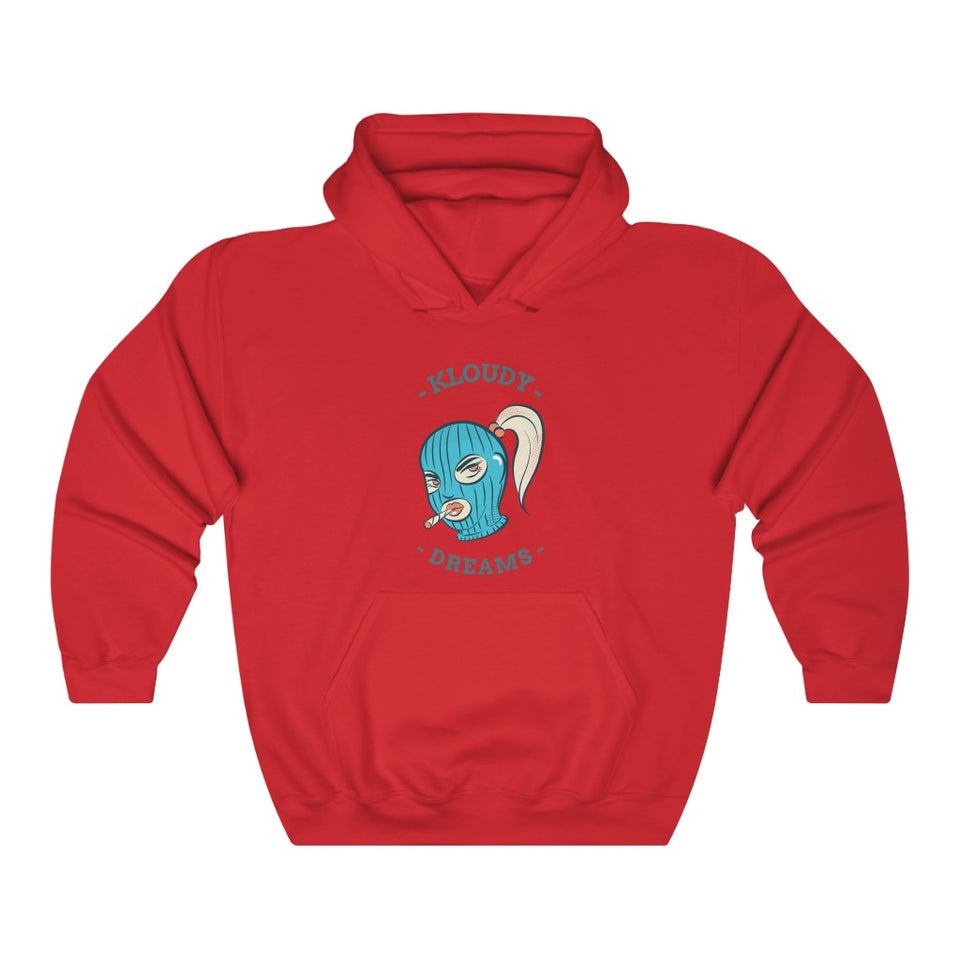 Masked Kloudy Unisex Heavy Blend™ Hooded Sweatshirt