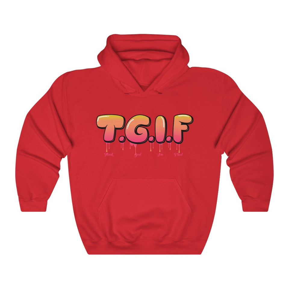 Thank God Im Fried Unisex Heavy Blend™ Hooded Sweatshirt