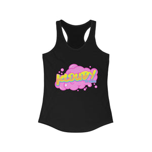 Bubblegum Kloudy Women's Ideal Racerback Tank