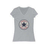 Detroit All Star Women's Jersey Short Sleeve V-Neck Tee