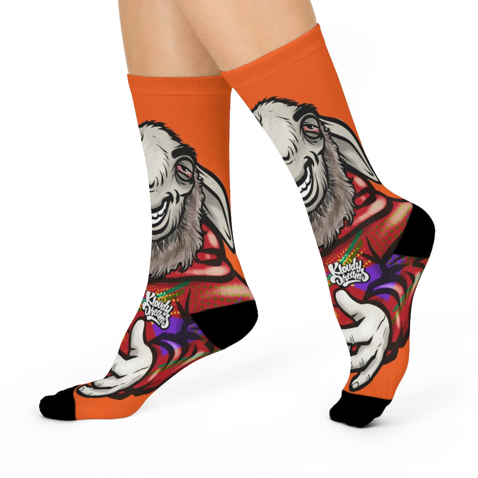 Kloudy Goat Crew Socks