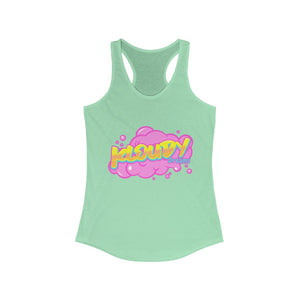 Bubblegum Kloudy Women's Ideal Racerback Tank