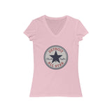 Detroit All Star Women's Jersey Short Sleeve V-Neck Tee