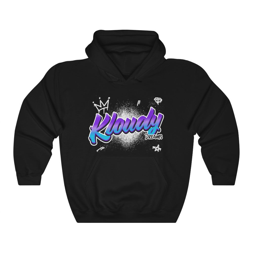 Kloudy Graffiti Unisex Heavy Blend™ Hooded Sweatshirt