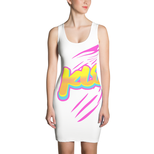 Cotton Candy Kloudy Sublimation Cut & Sew Dress