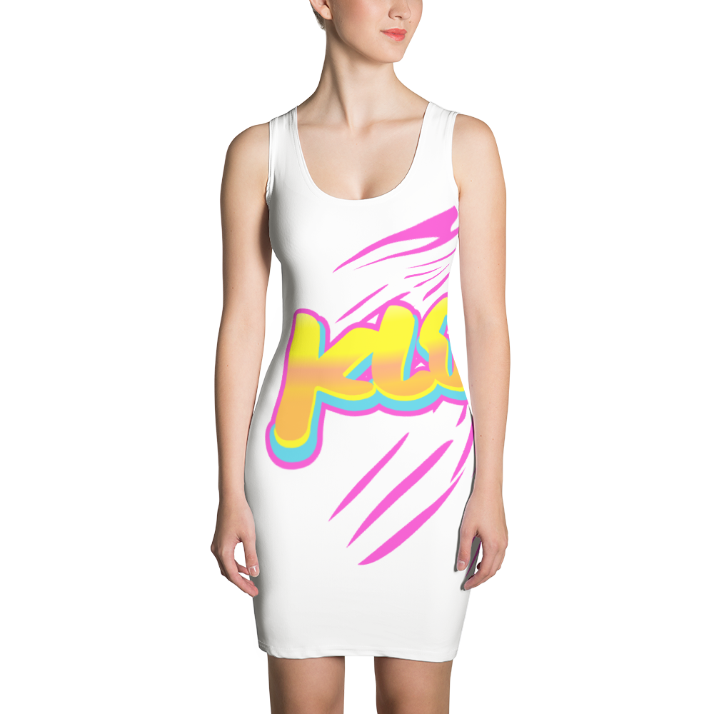 Cotton Candy Kloudy Sublimation Cut & Sew Dress