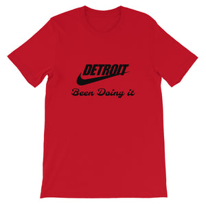 Detroit Check Short-Sleeve Unisex T-Shirt