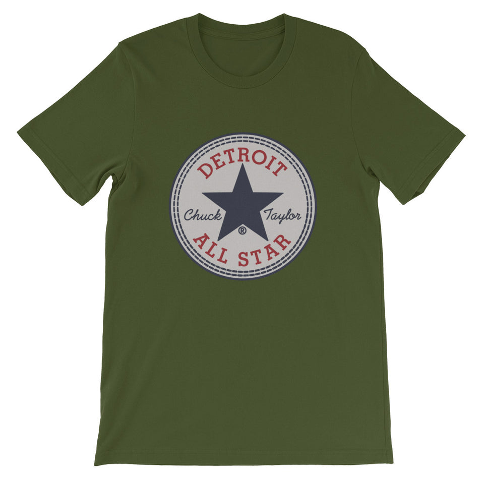 Mens Detroit All Star Short-Sleeve Unisex T-Shirt