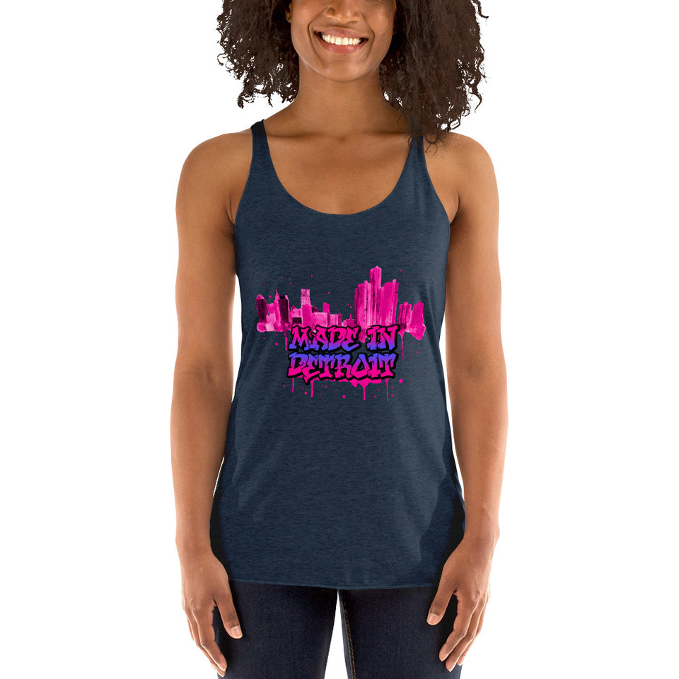 MadenDetroit Women's Racerback Tank