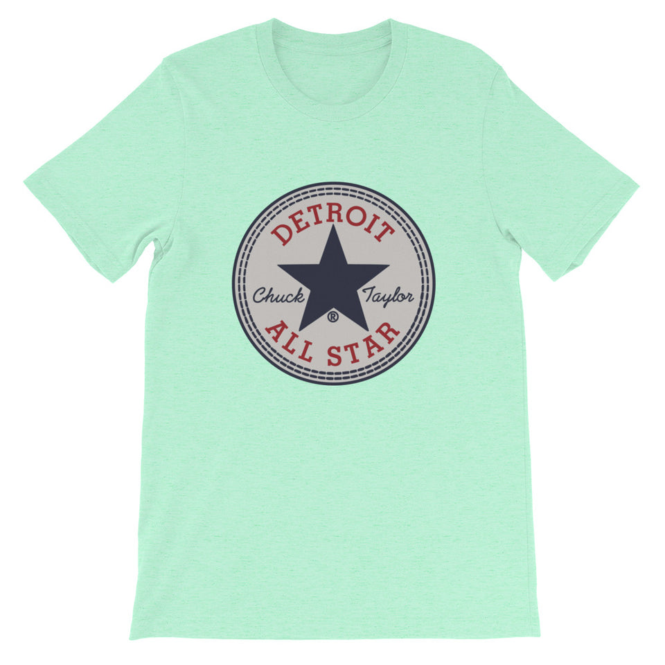 Mens Detroit All Star Short-Sleeve Unisex T-Shirt