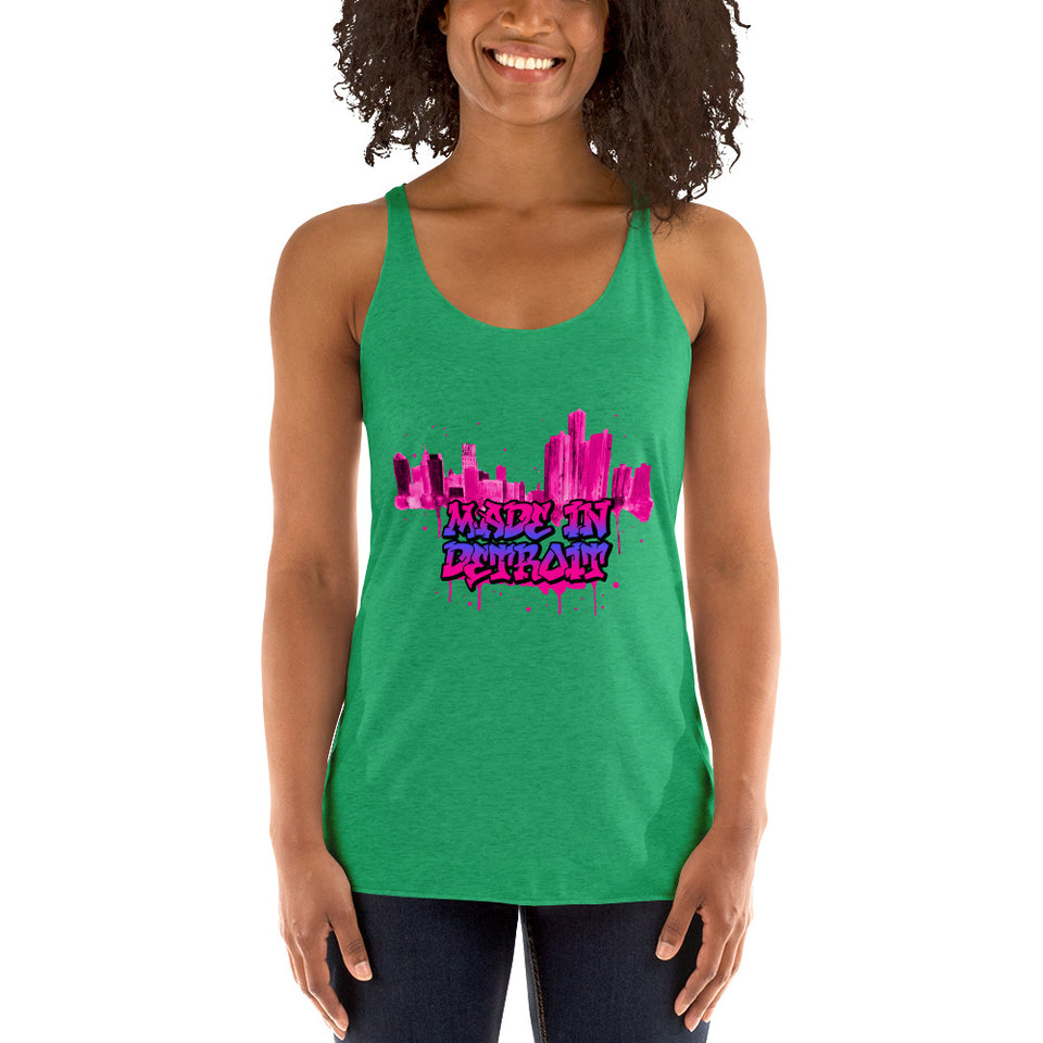 MadenDetroit Women's Racerback Tank