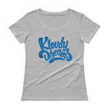 Kloudy 3D Ladies' Scoopneck T-Shirt