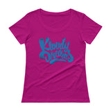 Kloudy 3D Ladies' Scoopneck T-Shirt