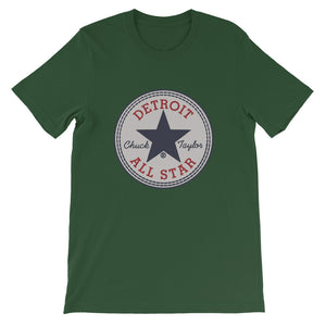 Mens Detroit All Star Short-Sleeve Unisex T-Shirt