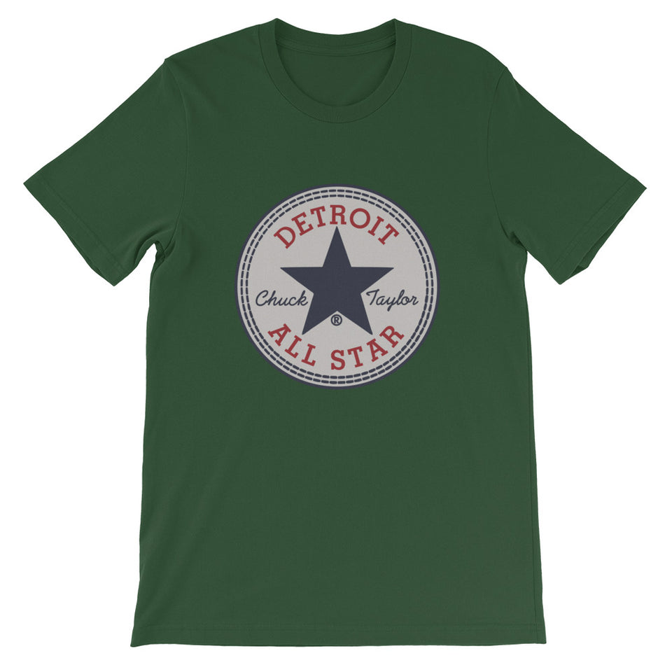 Mens Detroit All Star Short-Sleeve Unisex T-Shirt