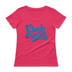 Kloudy 3D Ladies' Scoopneck T-Shirt