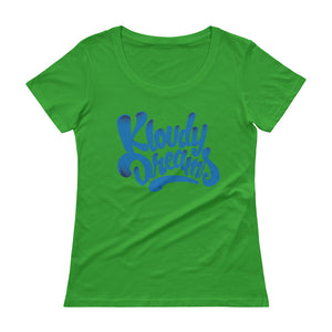 Kloudy 3D Ladies' Scoopneck T-Shirt