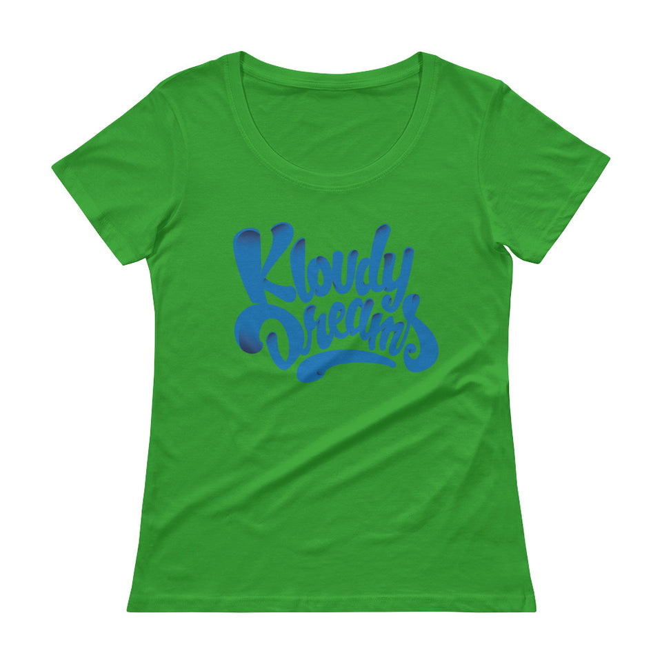 Kloudy 3D Ladies' Scoopneck T-Shirt