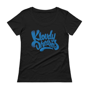 Kloudy 3D Ladies' Scoopneck T-Shirt