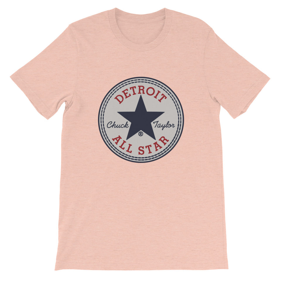 Mens Detroit All Star Short-Sleeve Unisex T-Shirt