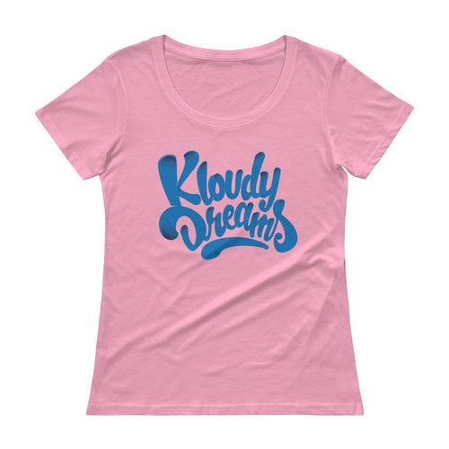 Kloudy 3D Ladies' Scoopneck T-Shirt